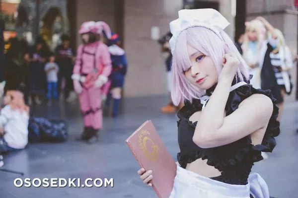 Mashu Kyrielight Maid Meenfox Cosplay - 2