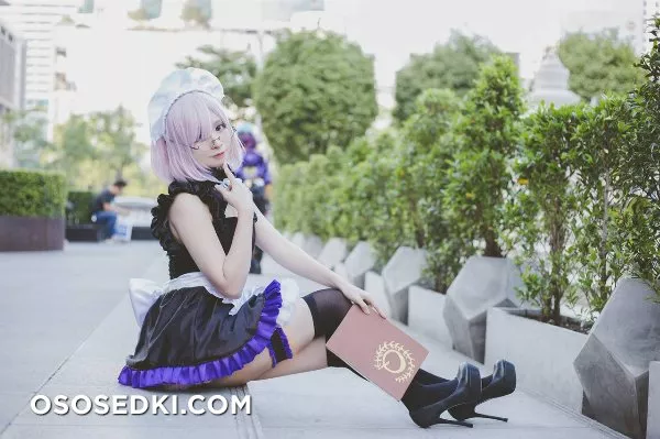 Mashu Kyrielight Maid Meenfox Cosplay - 5