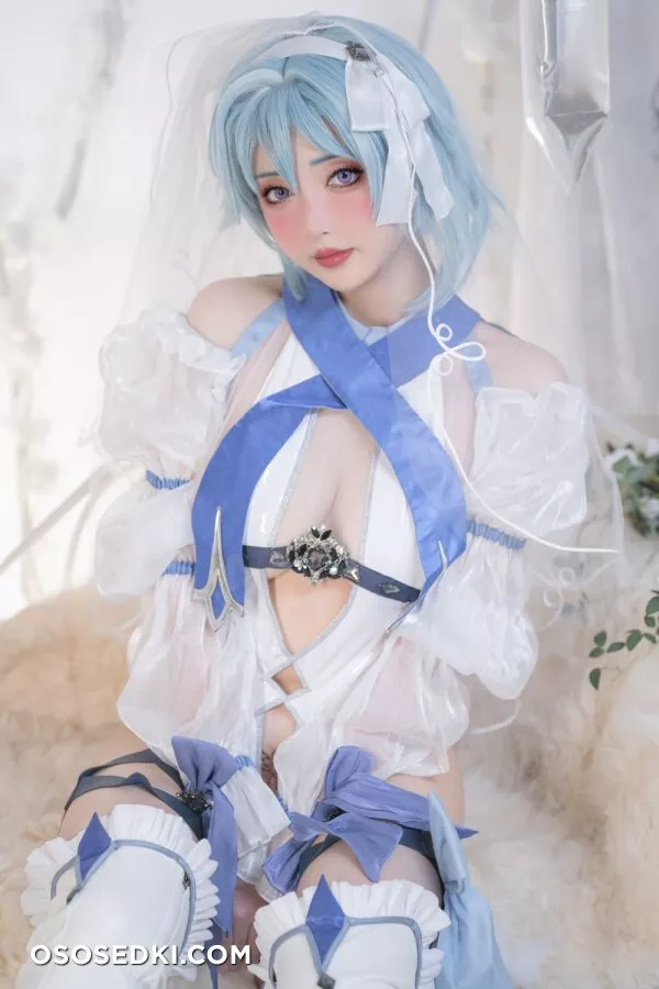 爆机少女喵小吉 Nekokoyoshi &amp;云烧 - 原神花嫁：优菈&amp;甘雨 Eula &amp; Ganyu (Genshin Impact) - 2