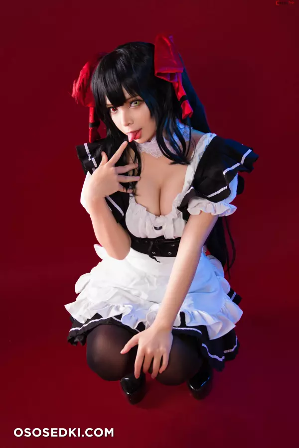 Umeko J cosplay Kurumi Tokisaki Maid - Date A Live - 5