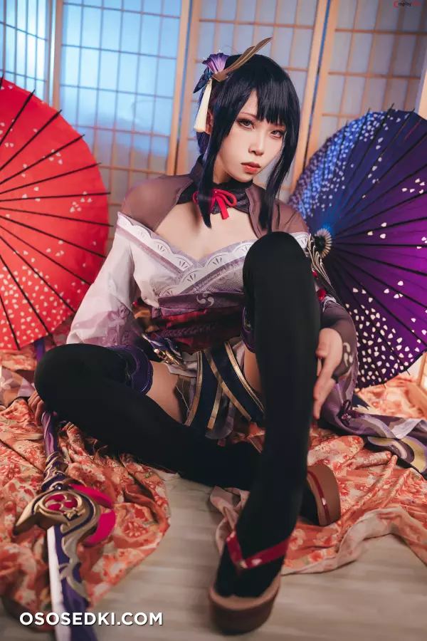 Tokar 浵卡 (laurus0711) cosplay Raiden Shogun - Genshin Impact - 4