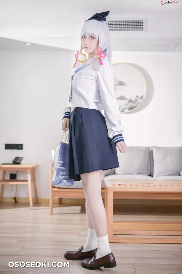 章鱼娘 (Zhangyu niang) cosplay Ayaka Kamisato - Genshin Impact - 5