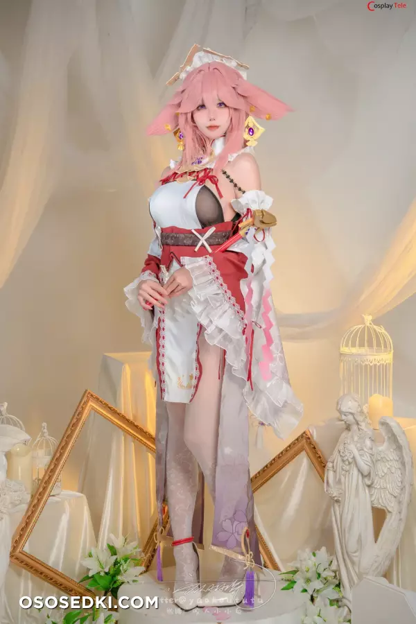 咬一口兔娘ovo (Yaokoututu) cosplay Yae Miko - Genshin Impact - 3