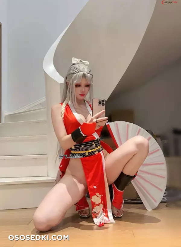 九言 (Jiu Yan) cosplay Mai Shiranui - Naraka Bladepoint - 4