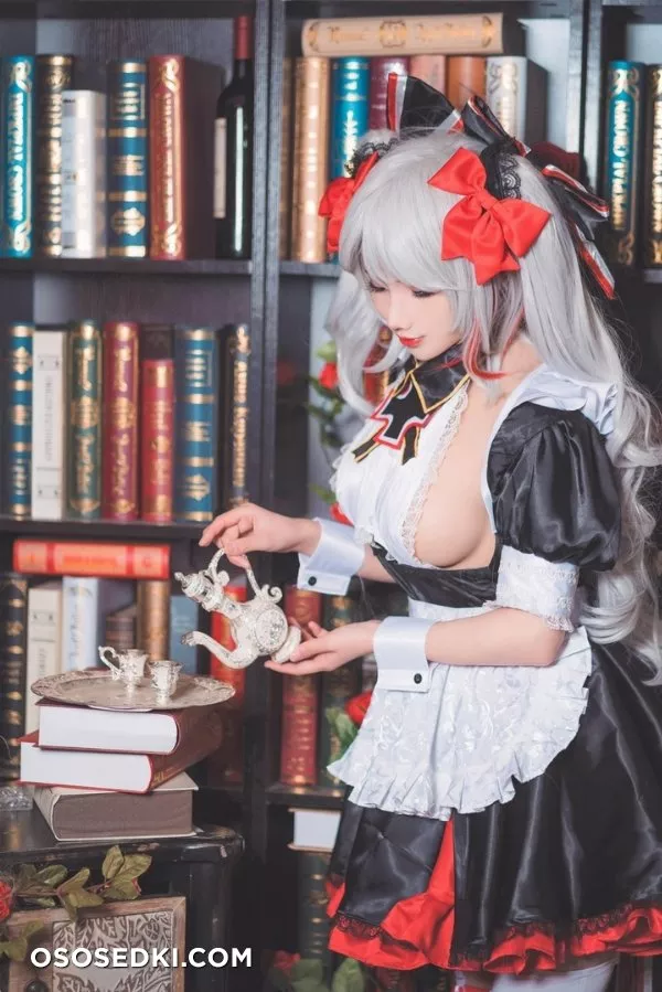 Rioko. Prinz Eugen. Azur Lane. Maid - 5