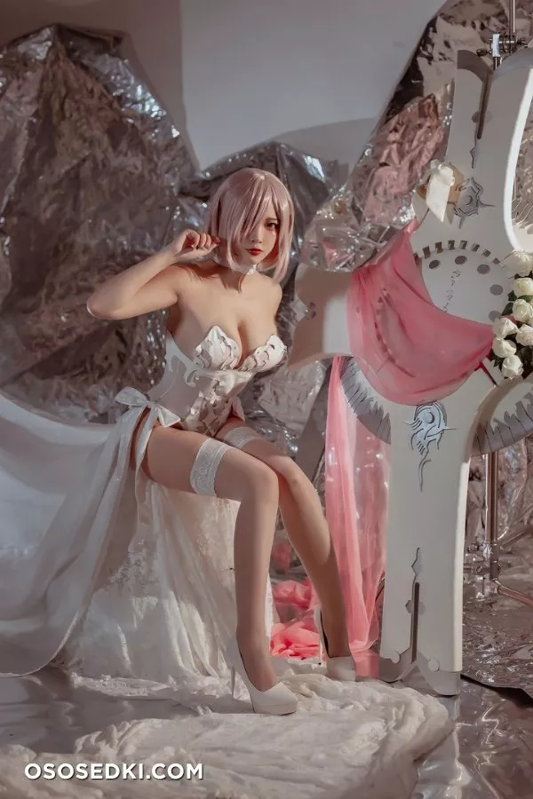 Erzuo Nisa. Mash Kyrielight. Fate Grand Order. Wedding Dress - 4