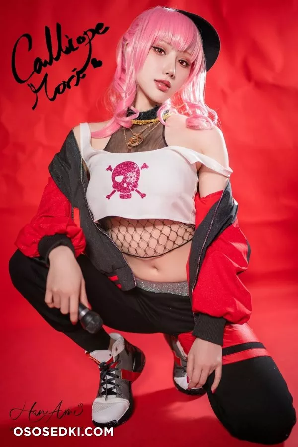 Hane Ame. Mori Calliope. VTuber. Second Costume - 3