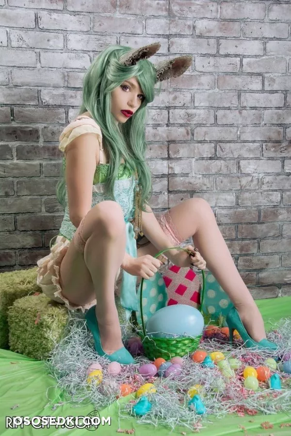 Rin City. Green Easter Bunny - 2