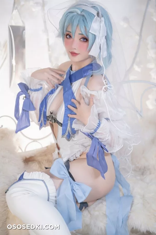 BuckyCloud & Meow Xiaoji. Eula & Ganyu. Genshin Impact. Bride - 5