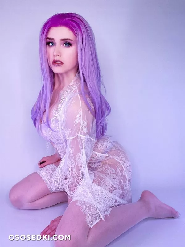 Adeline Frost. Light Violet Lingerie. Negligee - 3