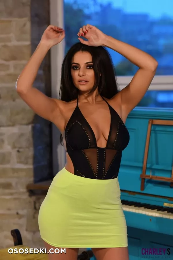 Charlotte Springer - Sexy Black Bodysuit - 4