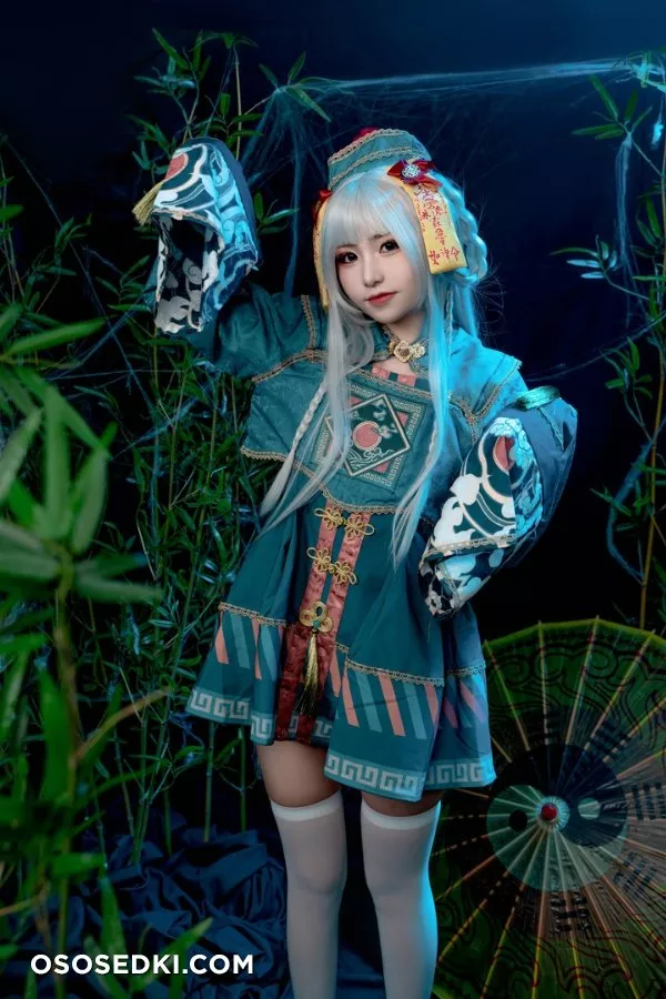 爆机少女喵小吉 NO.074 子不语 nekokoyoshi - green - 3