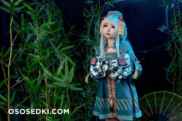 爆机少女喵小吉 NO.074 子不语 nekokoyoshi - green - 4