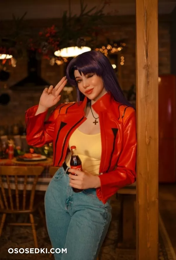 Alina Becker. Misato Katsuragi. Evangelion. Bath - 2