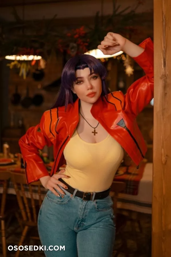 Alina Becker. Misato Katsuragi. Evangelion. Bath - 3