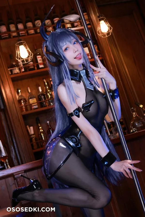 Aqua 水淼 | Azur Lane | New Jersey Playboy Bunny - 3