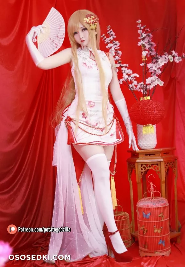 Asuna Yuuki Qipao (Sword Art Online) - Potato Godzilla - 2