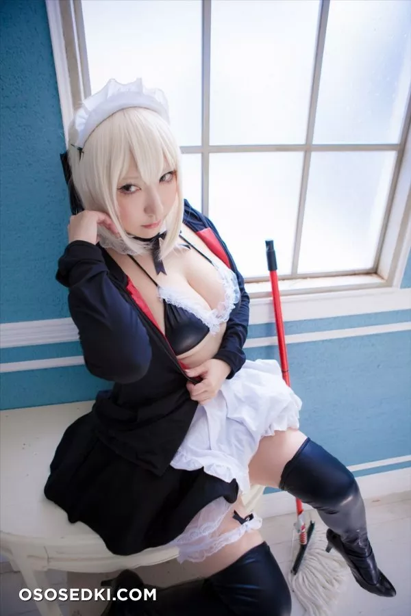 Saku | Fate | Saber maid - 4