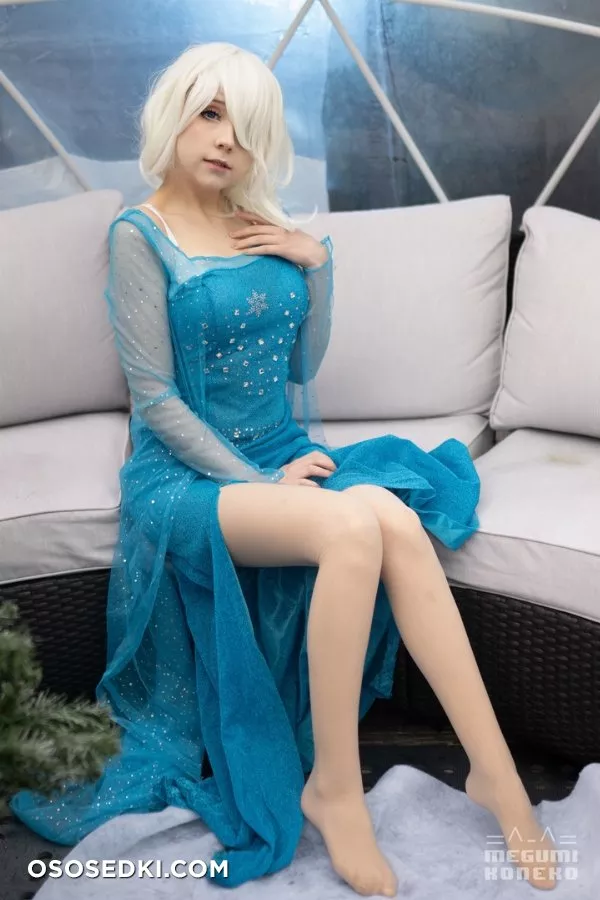 Megumi Koneko - Elsa cosplay set - 2