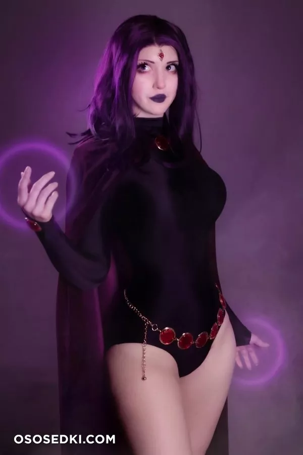 Tina Kinz - Raven erotic cosplay set - 3