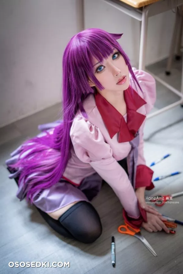 Hane Ame cosplay - Hitagi Senjougahara erotic patreon/onlyfans - 5